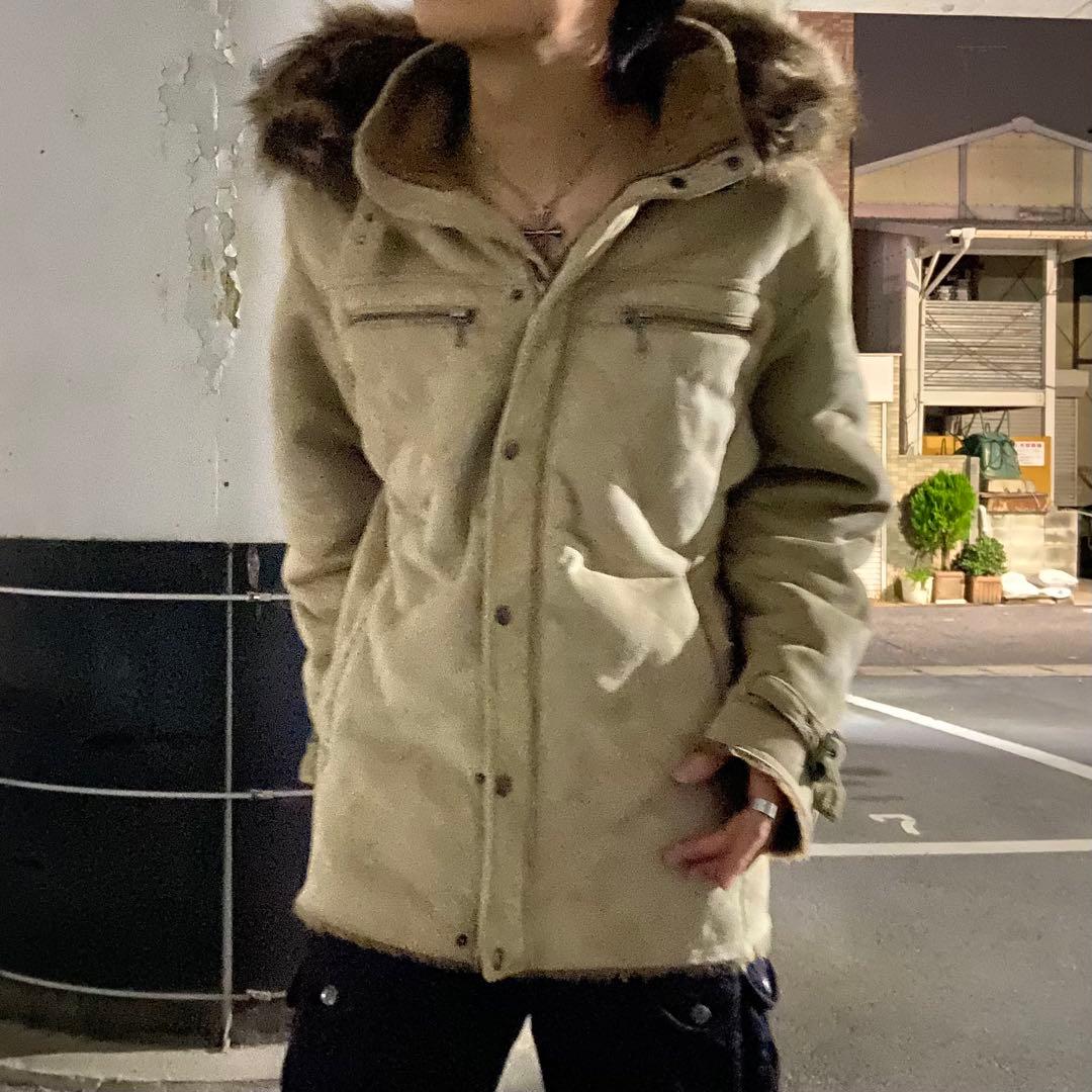 ジャケット・アウター archive grunge fur mouton jacket y2kCD21