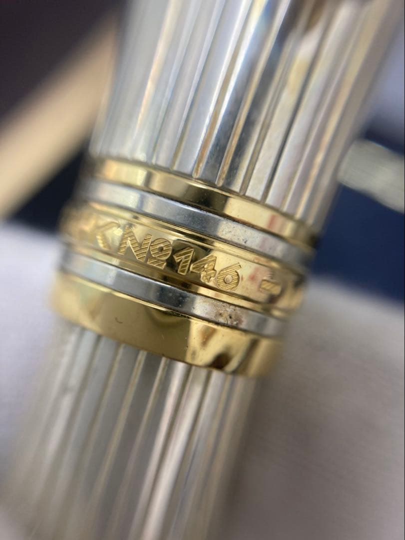 モンブラン マイスターシュテュック ソリテール 万年筆 シルバー 925 18K