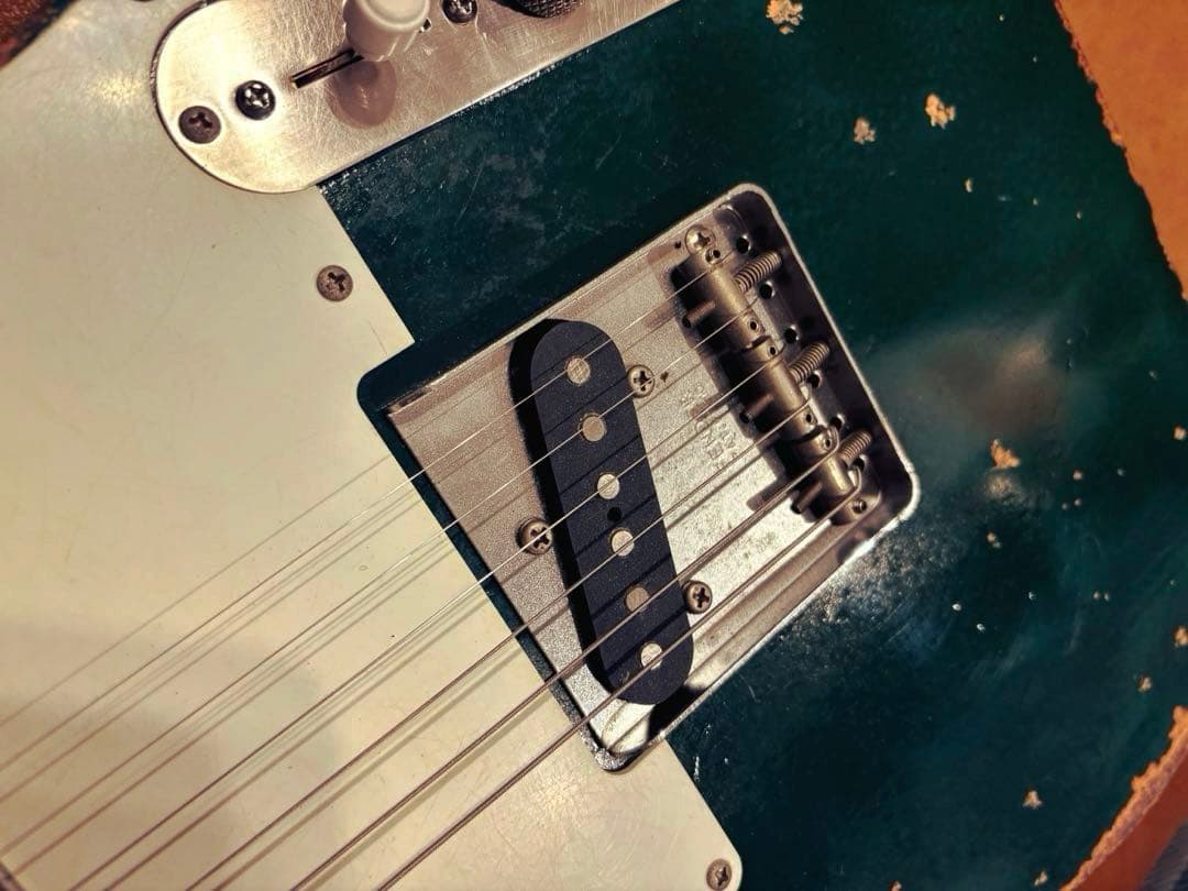 fender JAPAN テレキャスター レリック シャーウッドグリーン