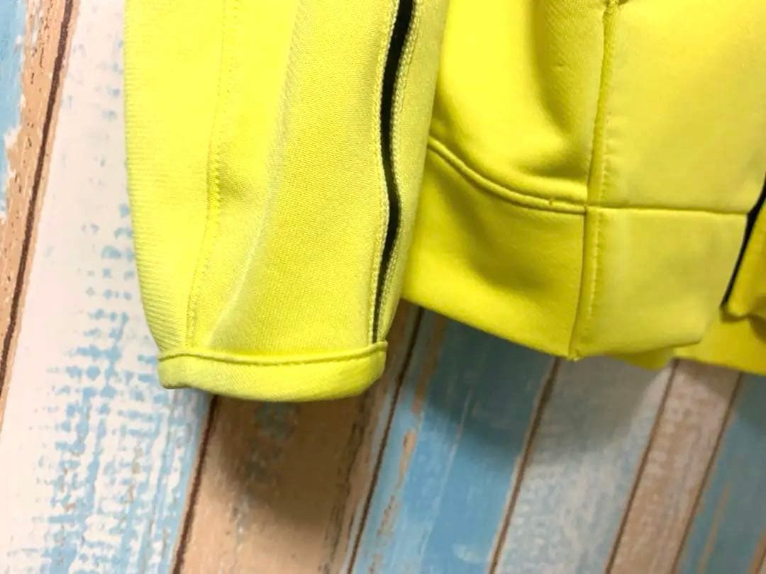 adidas ショッキングイエロー ジャージ トラック トップ 蛍光 黄色