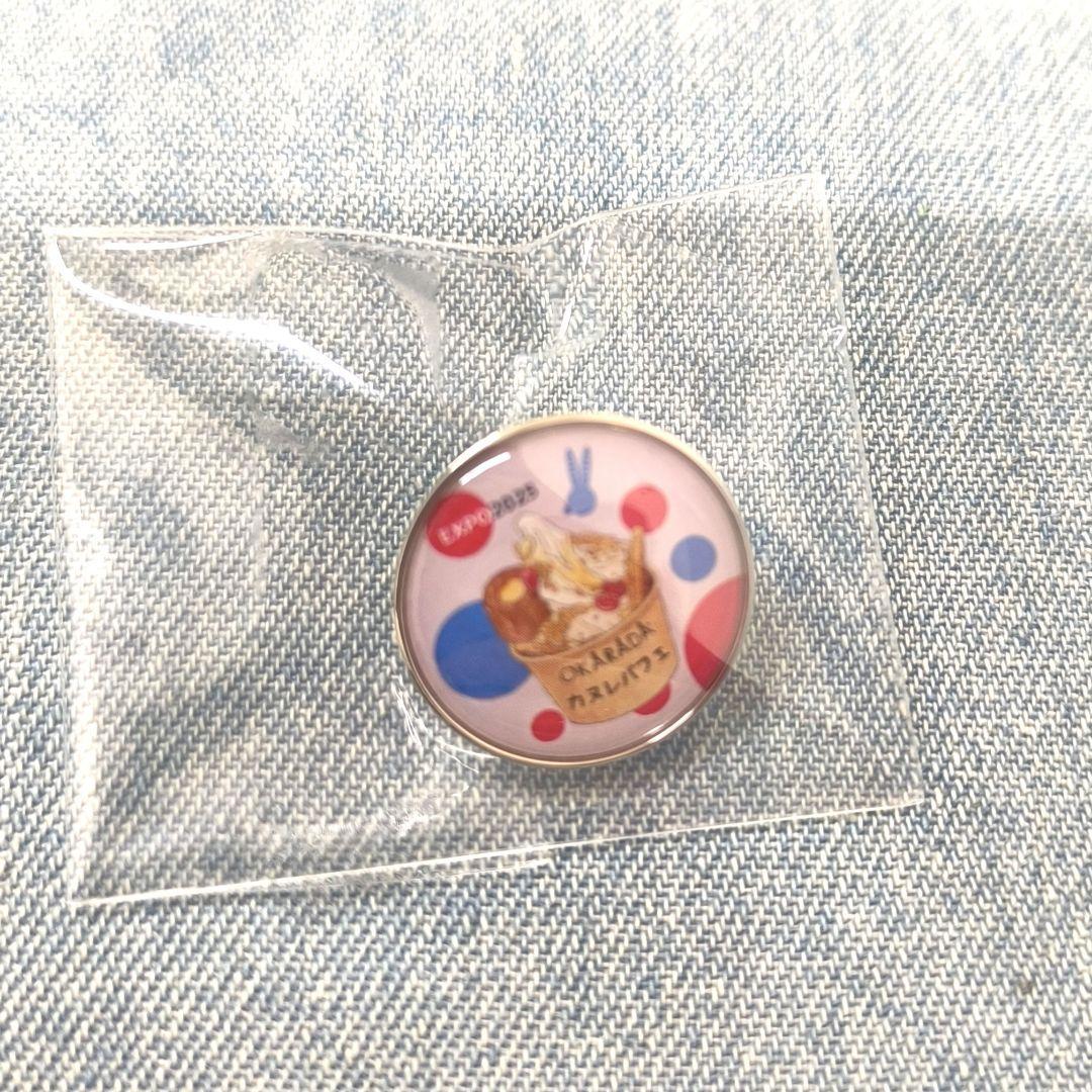 B*銀様 大阪関西万博　ブルンジ館　ブルンジパフェ　ピンパッジ　EXPO2025