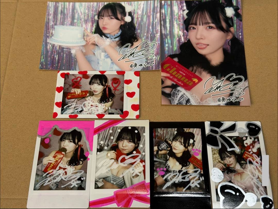 由良ゆら　チェキ　バレンタイン&ホワイトデー2024 学校2024 2周年