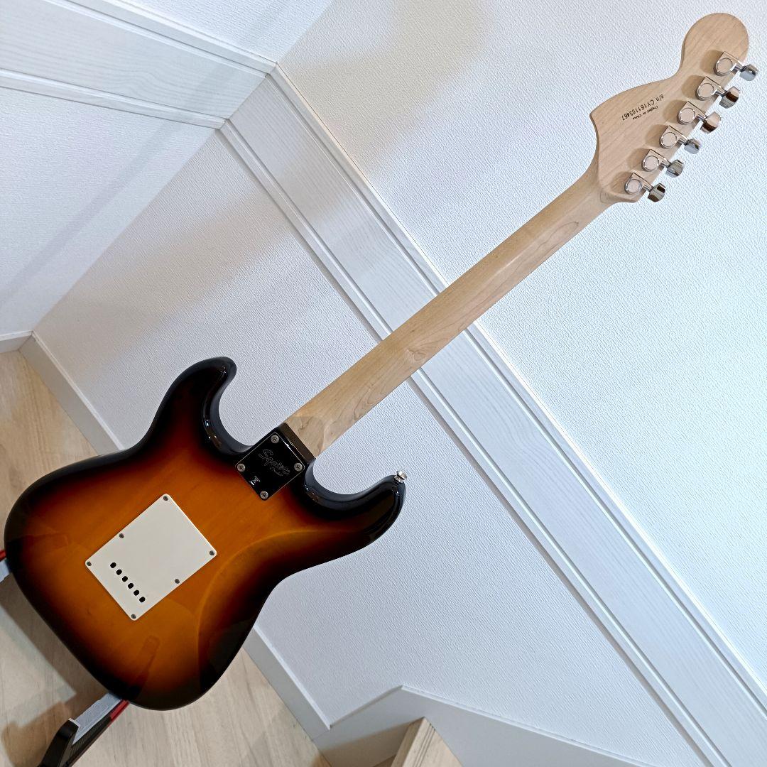 Squier エレキギター ストラトキャスター サンバースト メンテ済