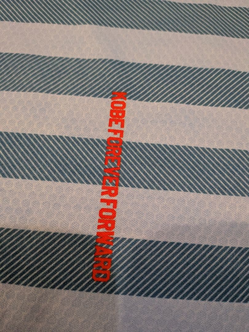 2019ヴィッセル神戸GKユニフォーム長袖 水色 ストライプ