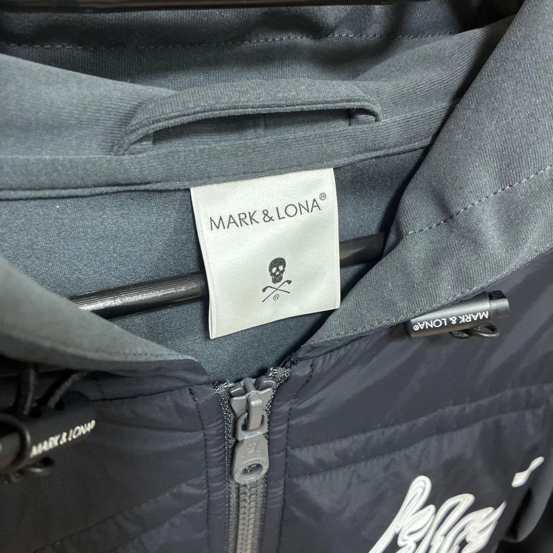 MARK & LONA フード付きパーカー ダークグレー