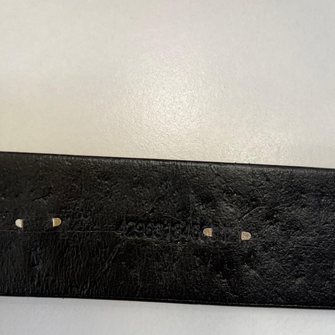 お値下げ　ポロラルフローレン　スタッズ 黒レザーベルト