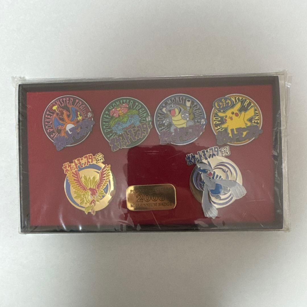 未開封 レア ポケットモンスター ミレニアムバッジ 2000年特別記念日