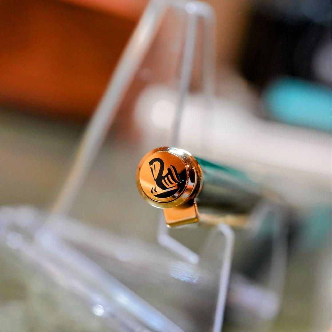 ペリカン　ボールペン　希少　マーブル　検　スーべレーン　緑　手帳用　高級