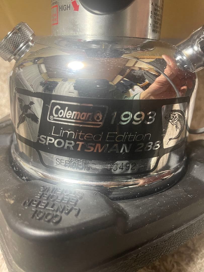 Colemanランタン limitededition sportsman 288