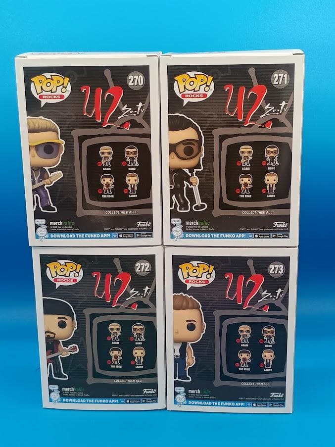 ファンコポップ U2 Pop! Rocks フィギュア 4体セット