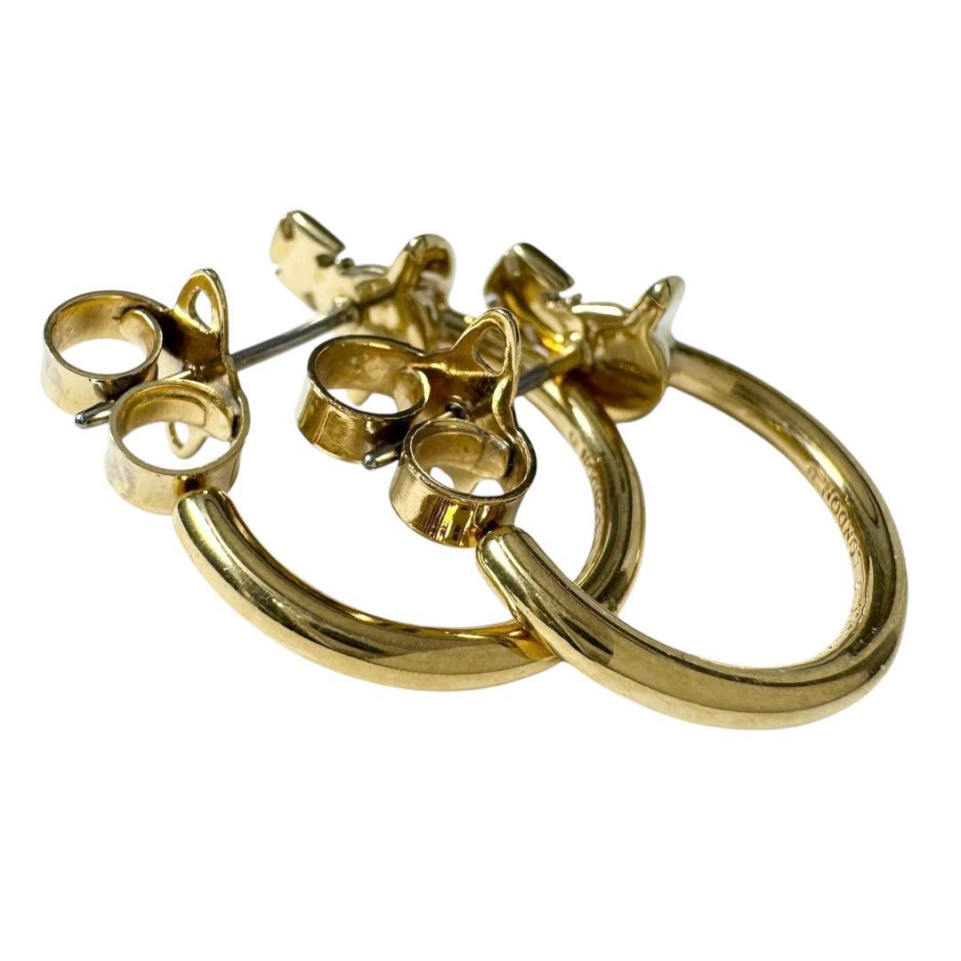 ⭐️美品⭐️ ヴィヴィアンウエストウッド ヴェラ オーブ フープ ピアス 2個セット