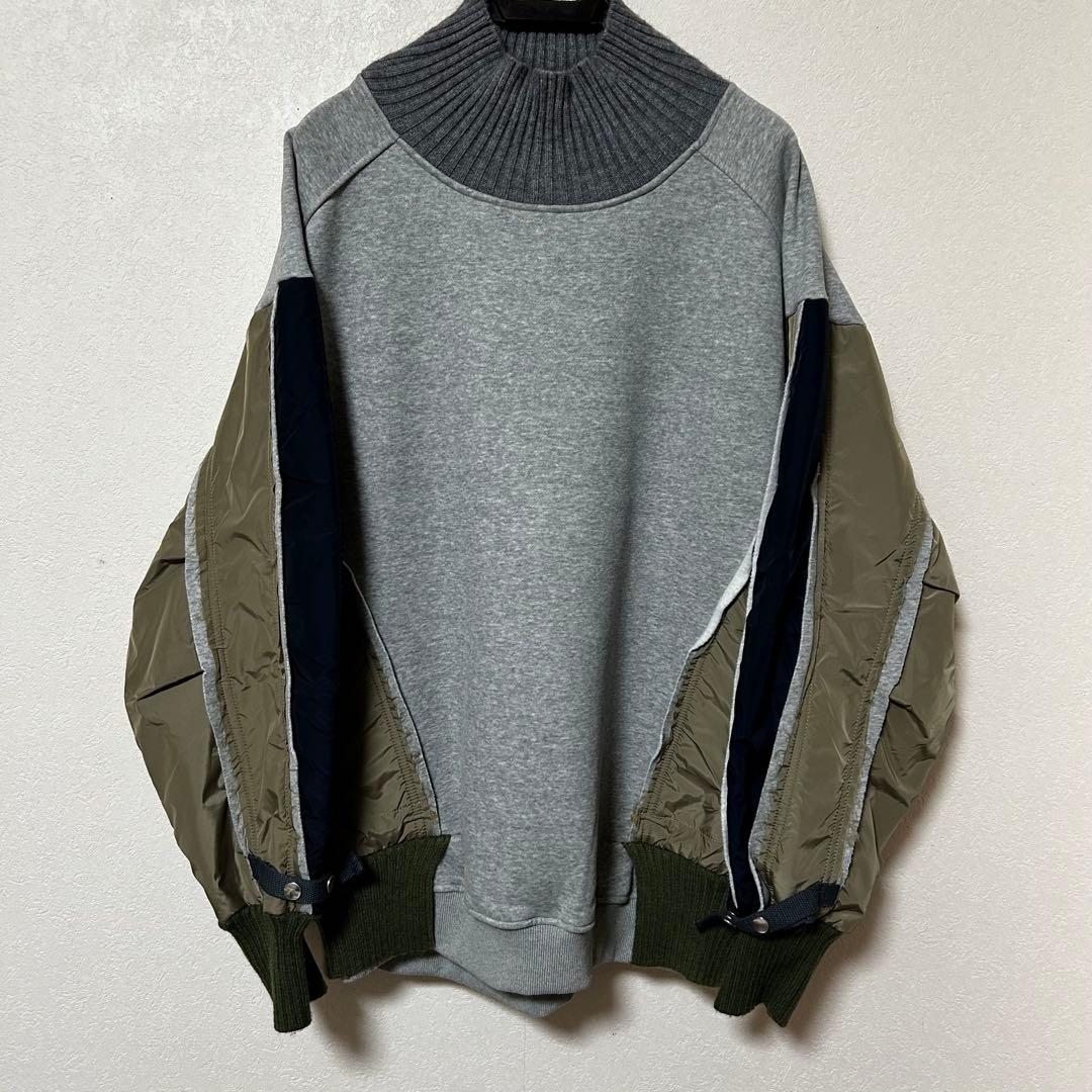 美品 再構築 コンビ ma-1 スウェット