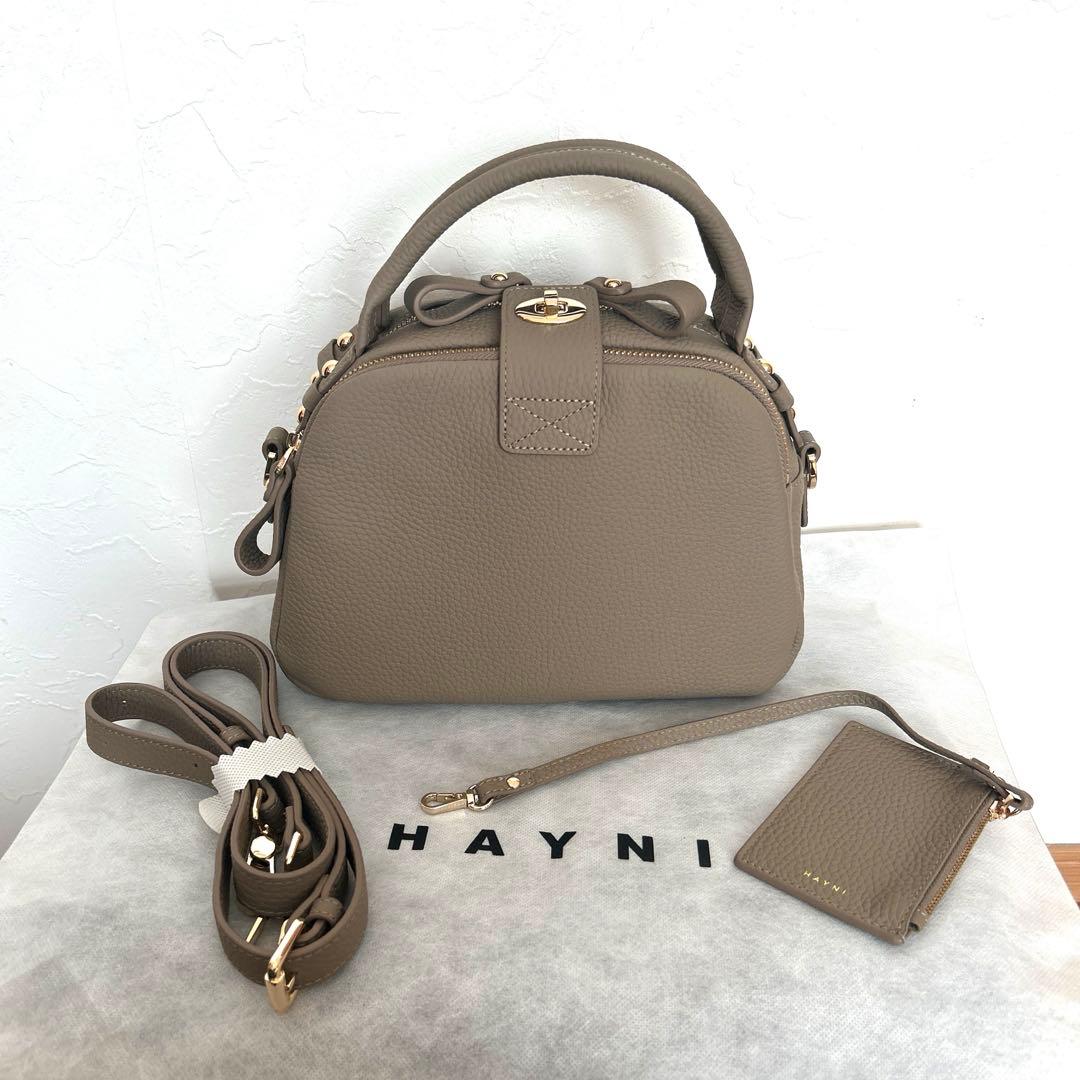 HAYNIネネロシェ本革2wayバッグ