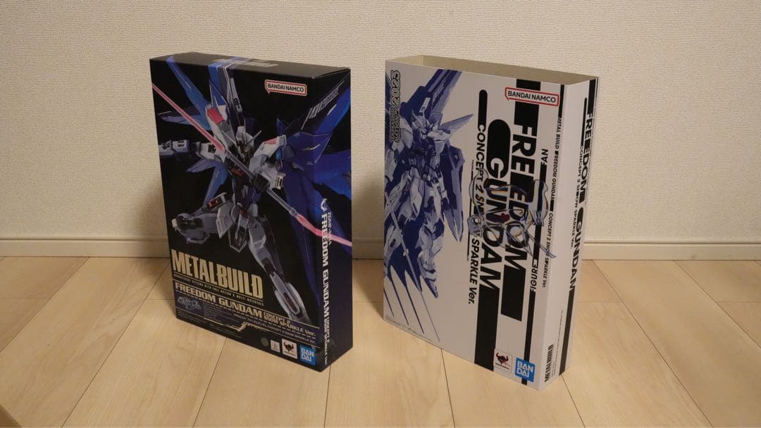 L BUILD メタルビルド　フリーダムガンダム　スノースパークル