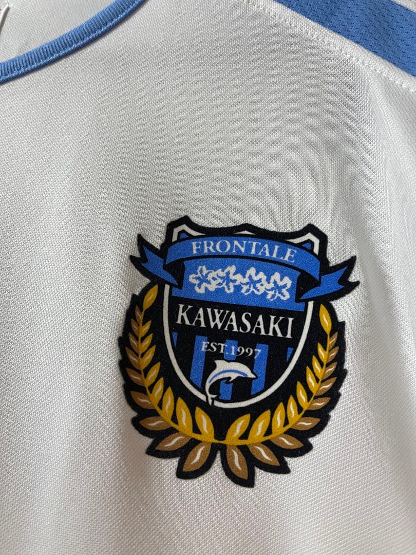 2006 川崎フロンターレ 実着用品 別注 ユニフォーム 西山貴永 + 直筆缶