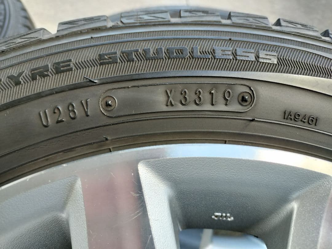 DUNLOP 155/65R14 スタッドレスタイヤ・ホイールセット 深溝