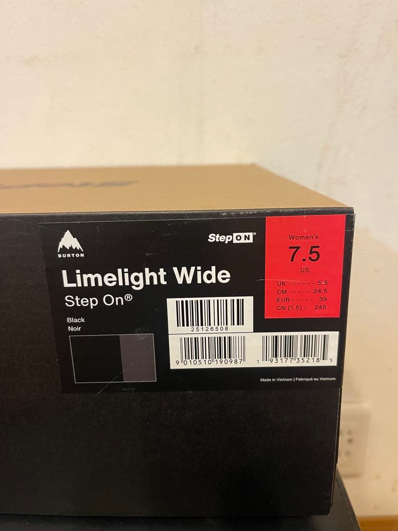24-25 Burton バートン ライムライト ステップオン ワイド 24.5