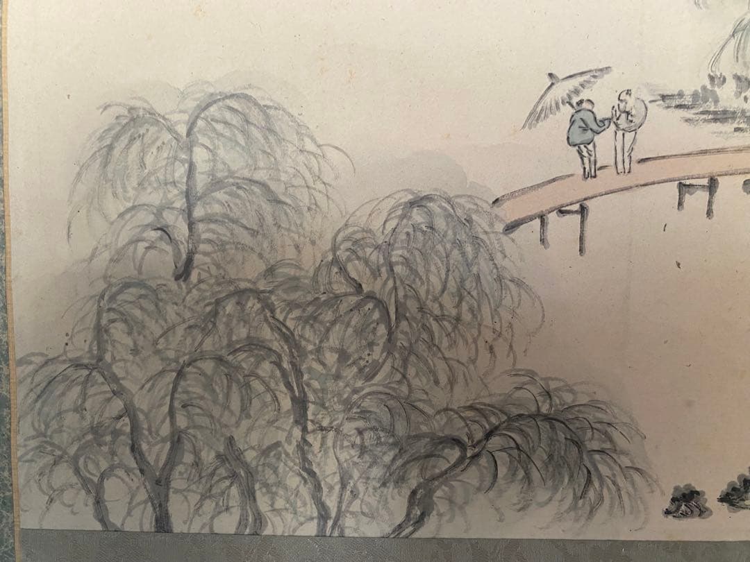 帆足杏雨　白沙翠竹邨舎　帆足　杏雨　掛軸