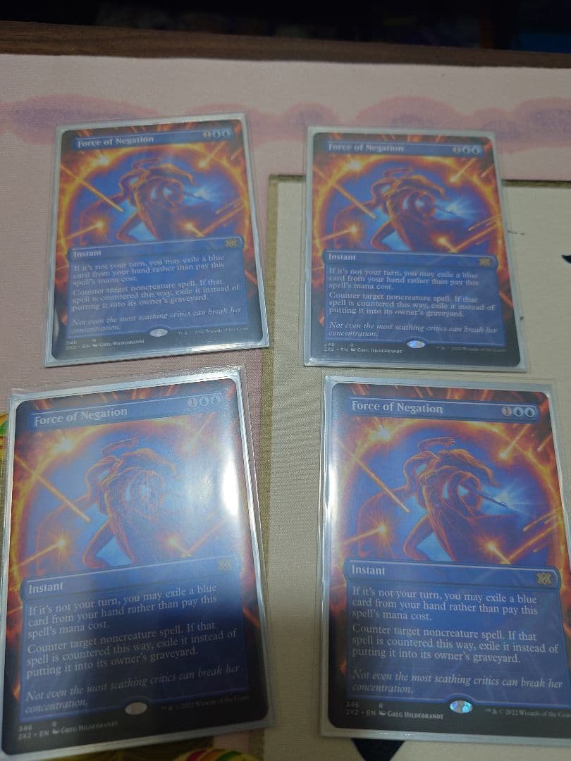 【本日最終】Force of Negation 4枚セット　ダブマスフルアート版