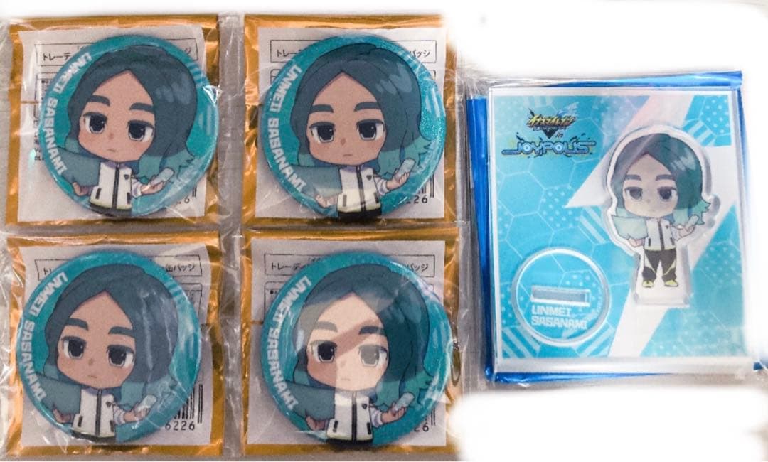 笹波雲明 缶バッジ アクリルスタンド ジョイポリス