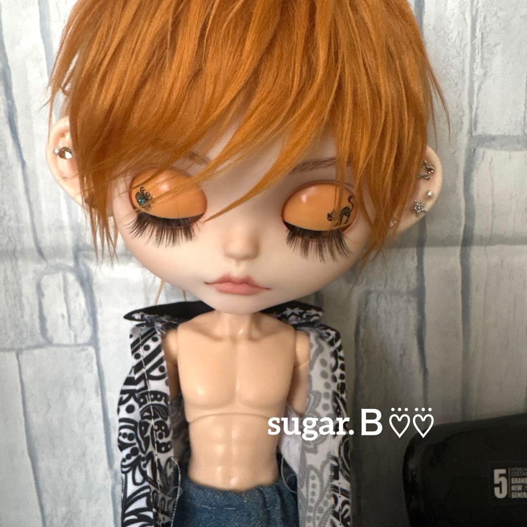 アイシードールカスタム♠男の子♠オレンジブラウン♠