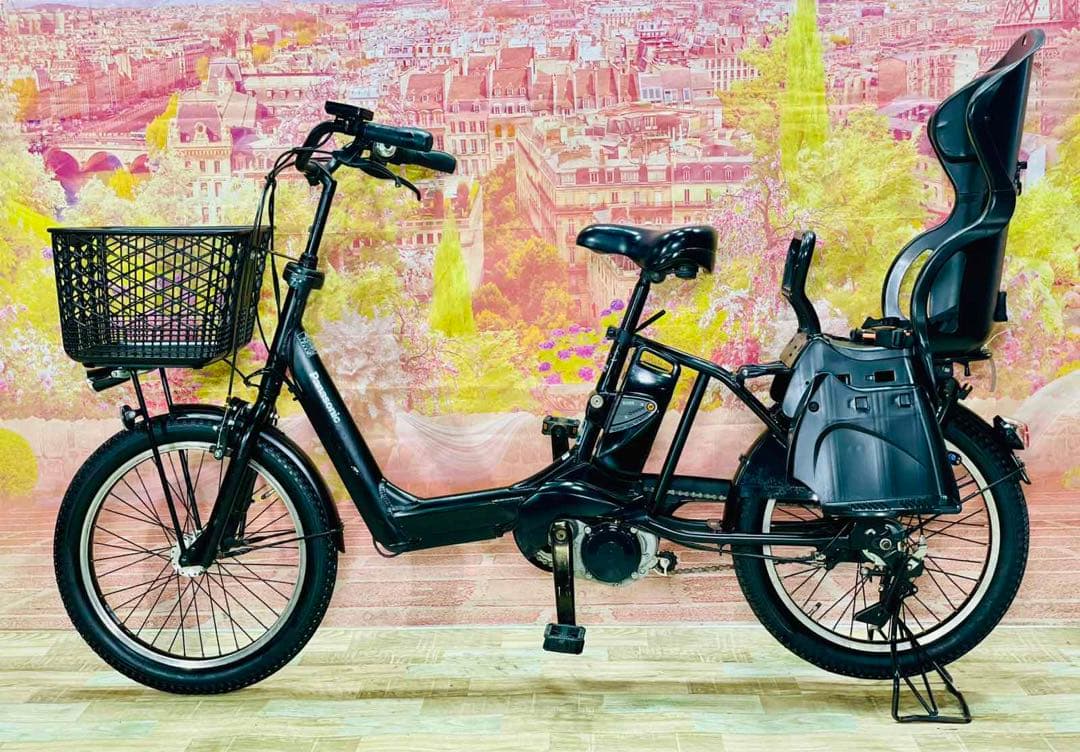 k2473 [大容量13.2Ah]電動自転車パナソニック子供乗せ 20インチ