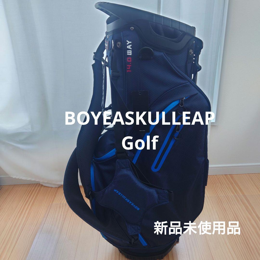 BOYEASKULLEAウルトラライトネイビーキャディバッグ新品未使用品