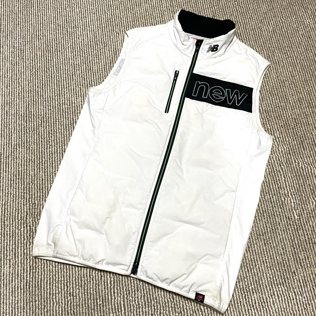 【フォロー割】 良品 ニューバランスゴルフ ダウンベスト サイズ4 ホワイト系