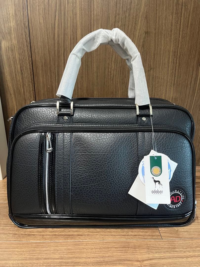 新品未使用・タグ付き☆ADABAT ボストンバッグ ☆黒