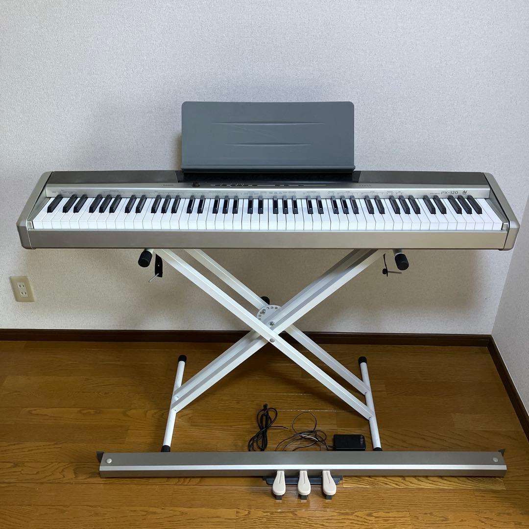 CASIO カシオ　PriviA PX-120 電子ピアノ　88鍵盤　ペダル付き