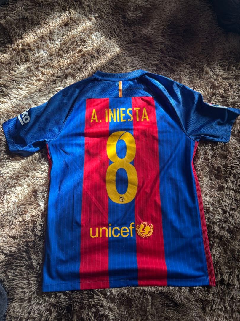 FC バルセロナ　16 17 イニエスタ ユニフォーム