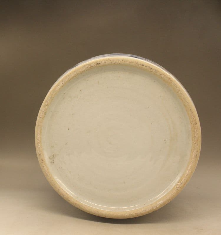 清光緒  鯖牡丹花蓋缶  景徳鎮 陶磁器 装飾品 工芸品美術品 置物