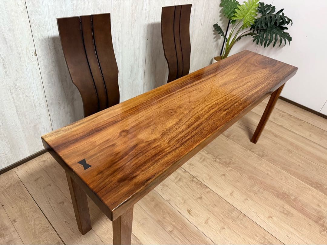 こーぅ様、◉一枚板・無垢モンキーポット、カウンターテーブル、事務机