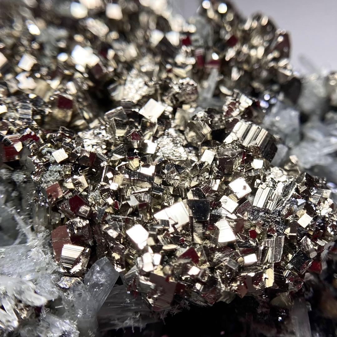 水晶 クォーツ パイライト ガレナ 共生 鉱物 原石 鉱石 天然石