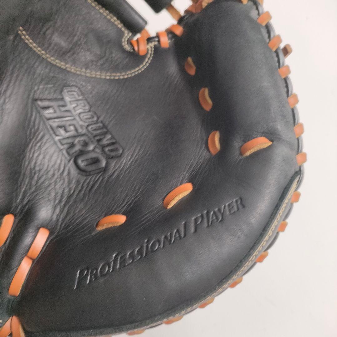 ZETT 軟式 少年用 キャッチャーミット グラウンドヒーロー ブラック×タン