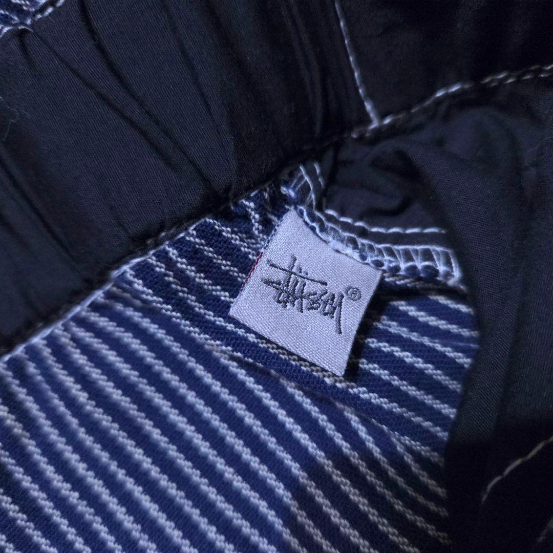 00s STUSSY ヒッコリーストライプオールインワン　ステューシーつなぎ