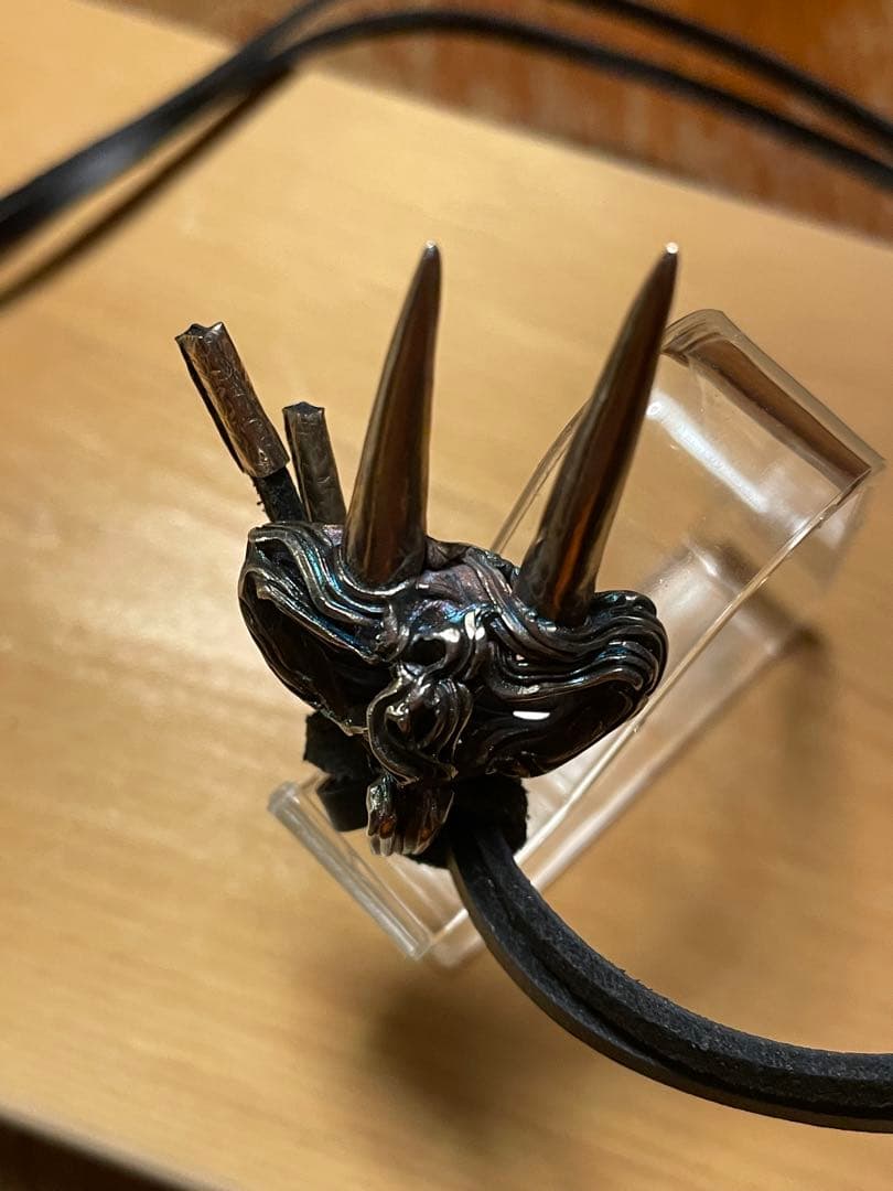 グッチ　ヴィンテージ　パドロック　アクセサリー アート　銀　シルバーオーナメント