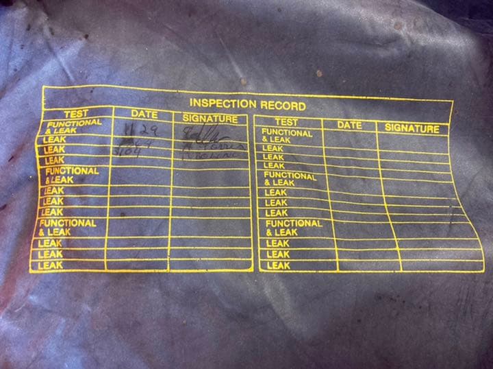 US ARMY LIFERAFT(緊急救命ラバーボート 一人乗用/ 実物・未使用