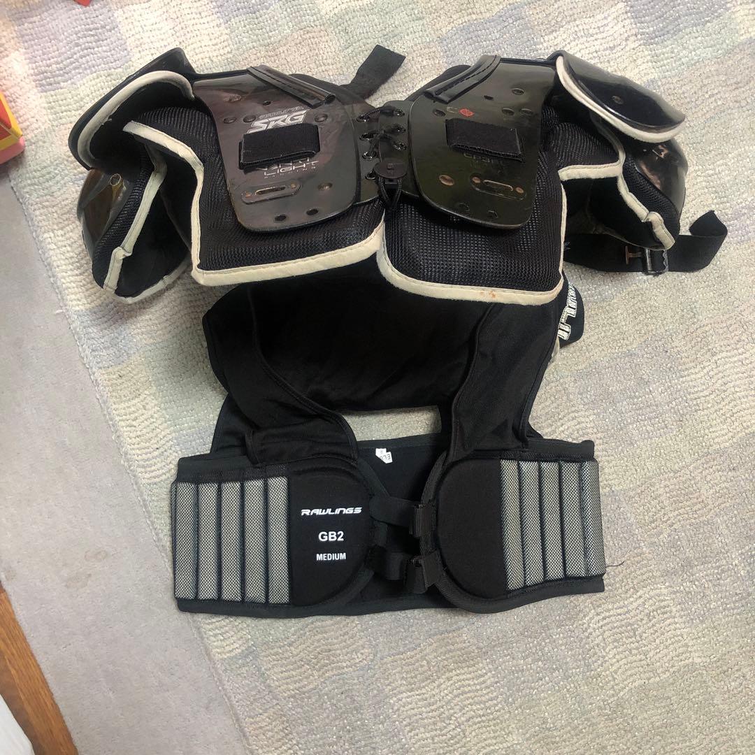 Rawlings ショルダーパッド 黒