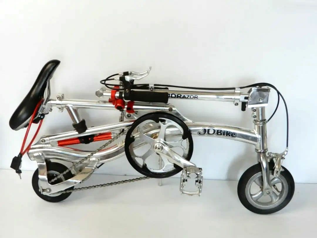 【付属品充実】JD RAZOR アルミフレーム 折り畳み自転車 JDBike 改
