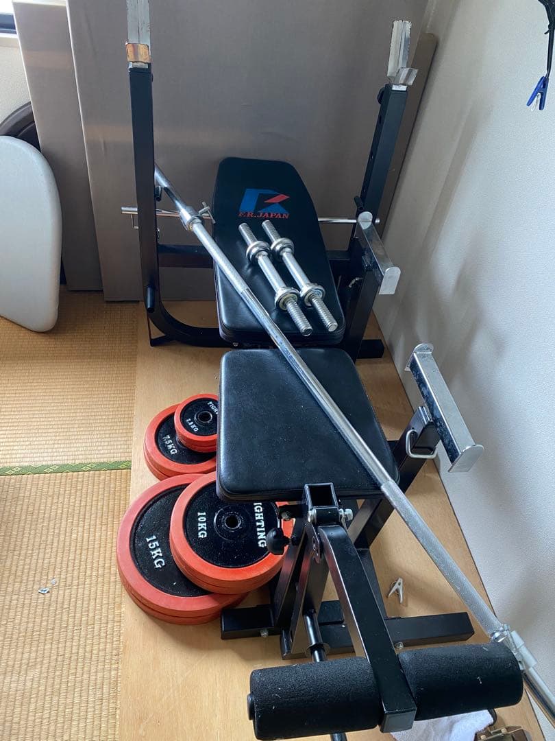 FIGHTING トレーニングベンチ セット あっぷるとん