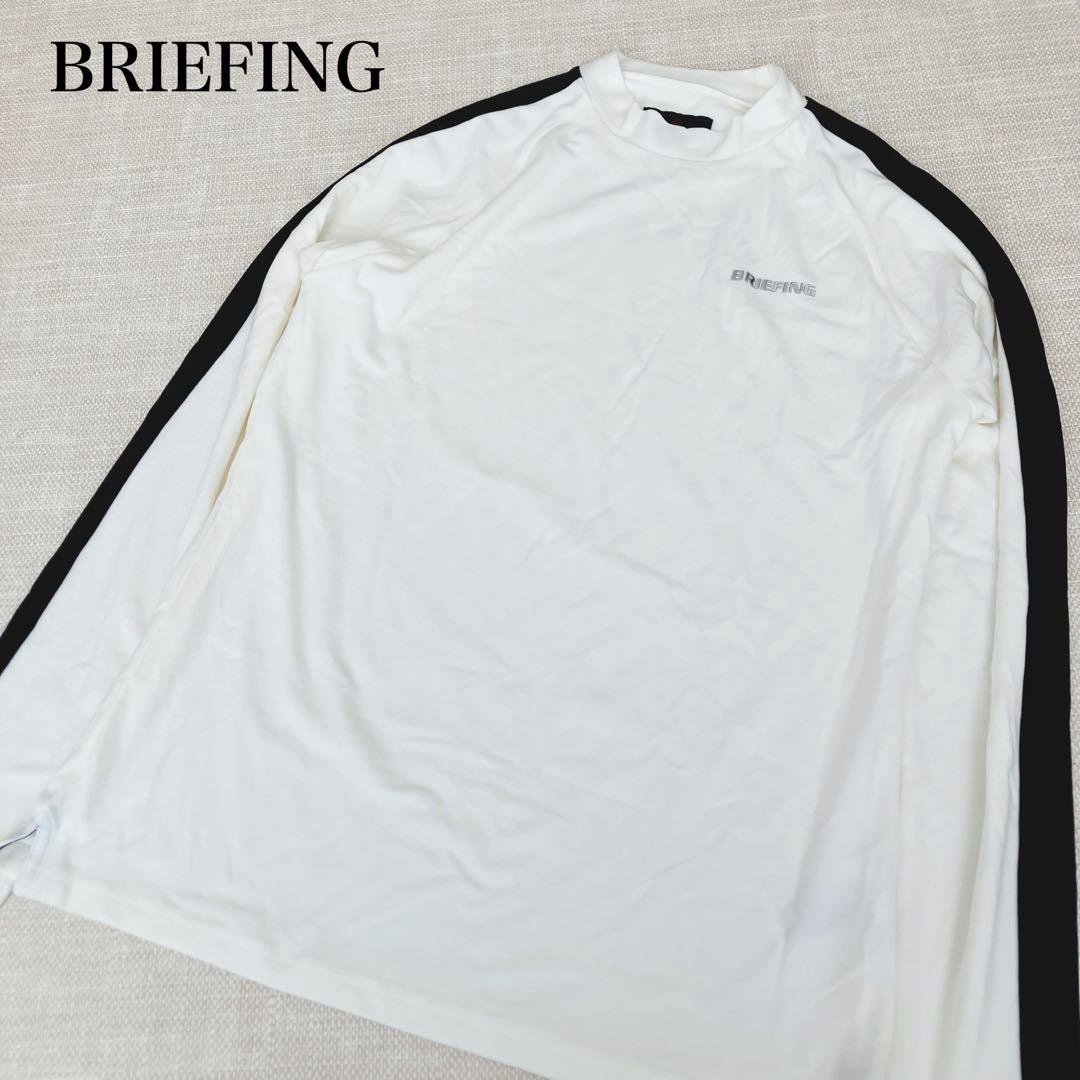 【美品】BRIEFING SUEDE LS MOCK NECK ゴルフ M