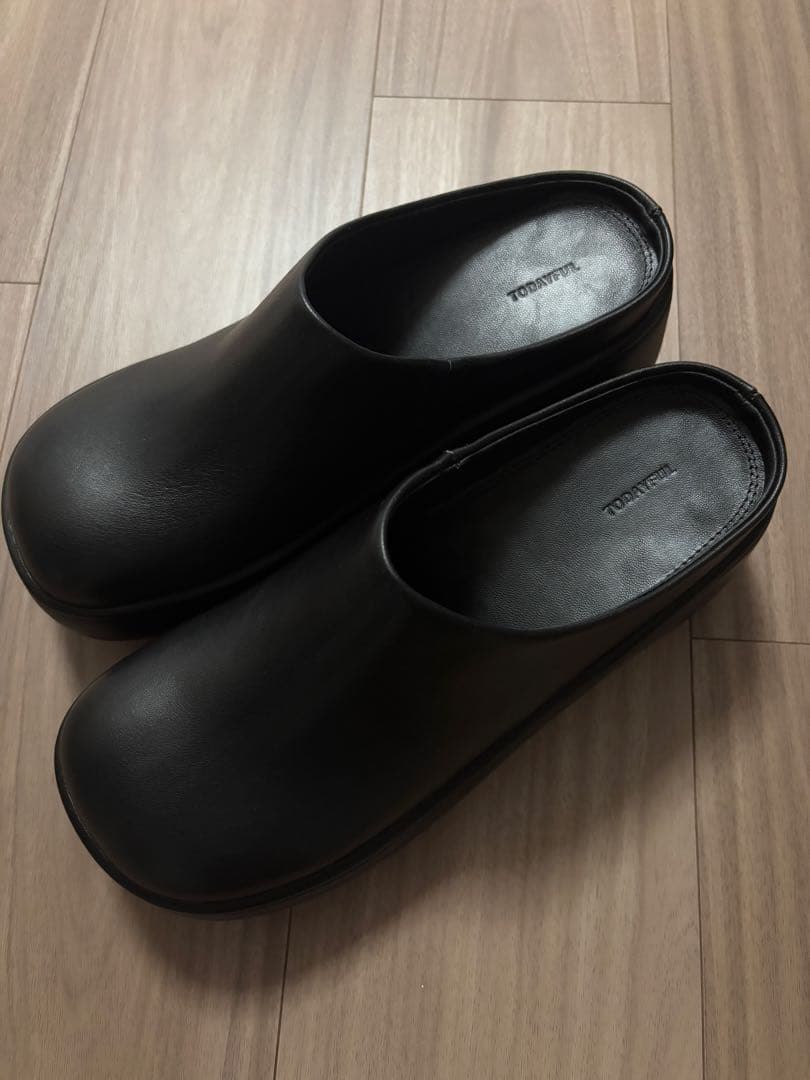 TODAYFUL Volume Sole Sabot ボリュームソールサボ　38