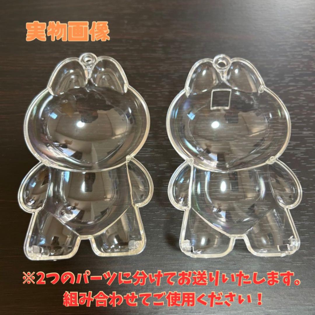 LABUBU ミニラブブ イニシャルラブブ クリアケース 5個 ラブブ ケース