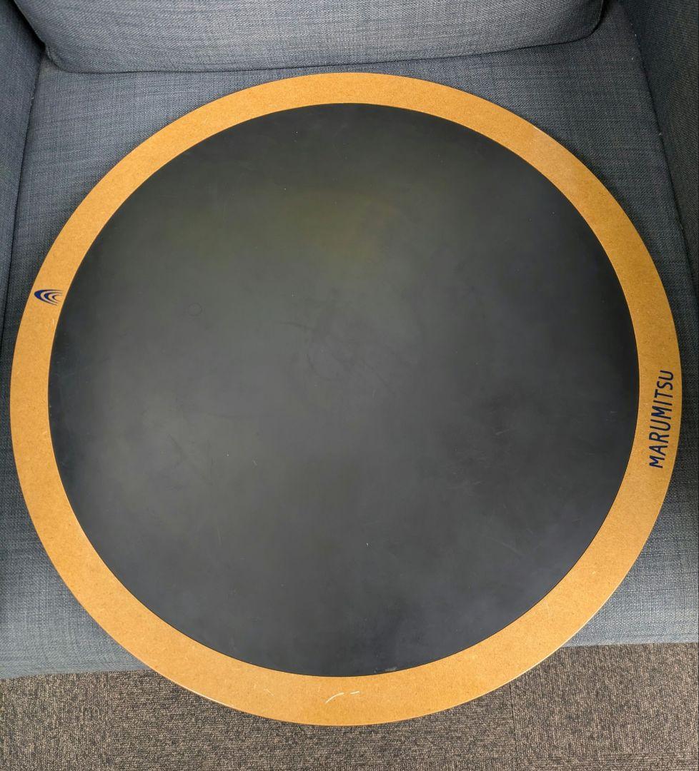 マルミツ バランスボード 円形 黒 MARUMITSU ココロのバランスボード
