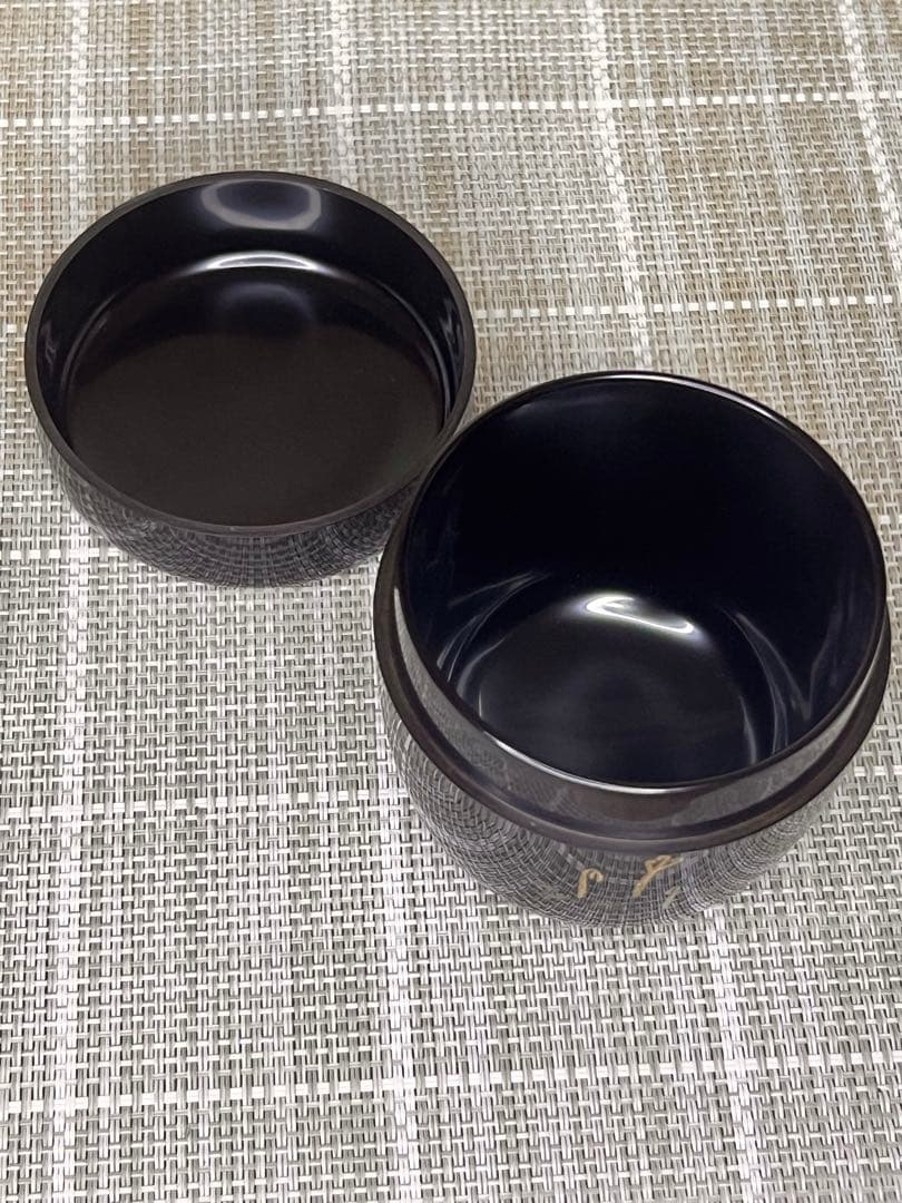 169 茶道具 中村宗悦 作 春野蒔絵 中棗