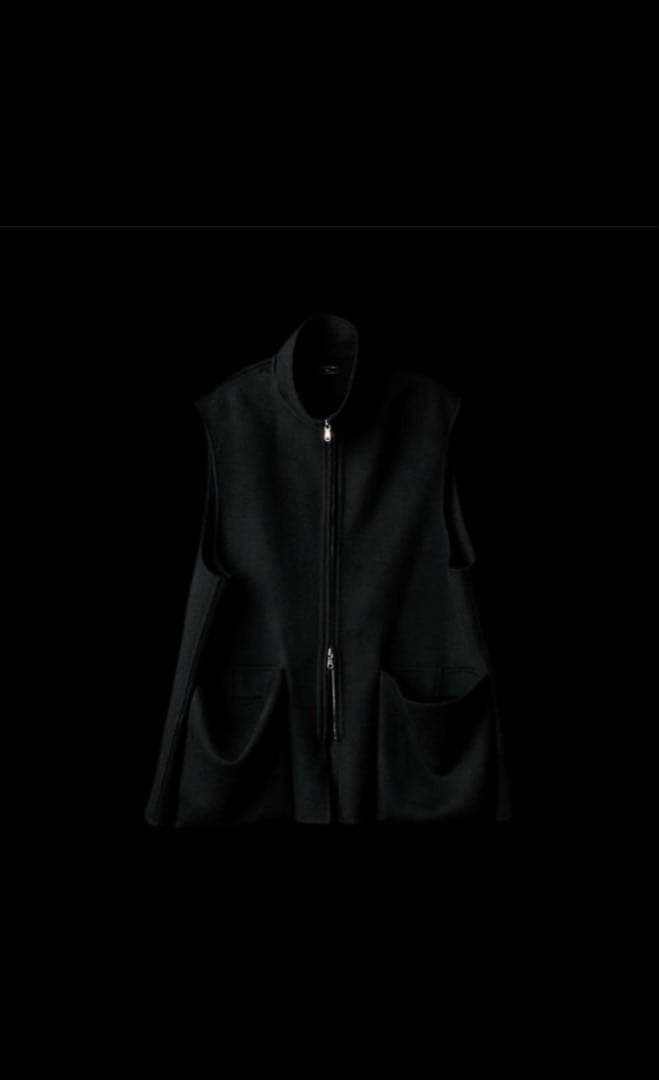 【maatee&sons】24AW カシミヤリバーベスト サイズ3