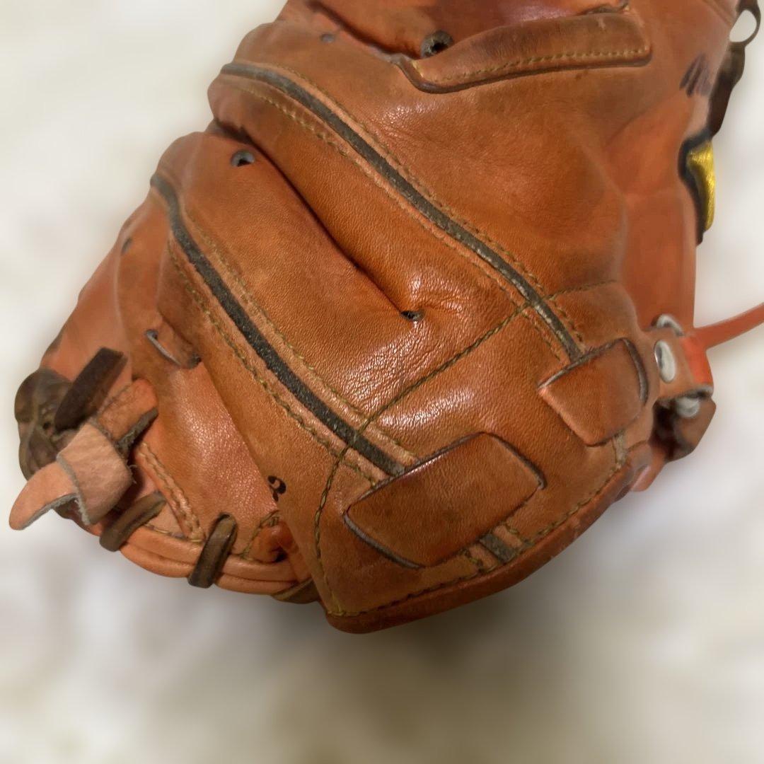 【良品】ミズノプロ キャッチャーミット 硬式　オレンジ　SDT-183