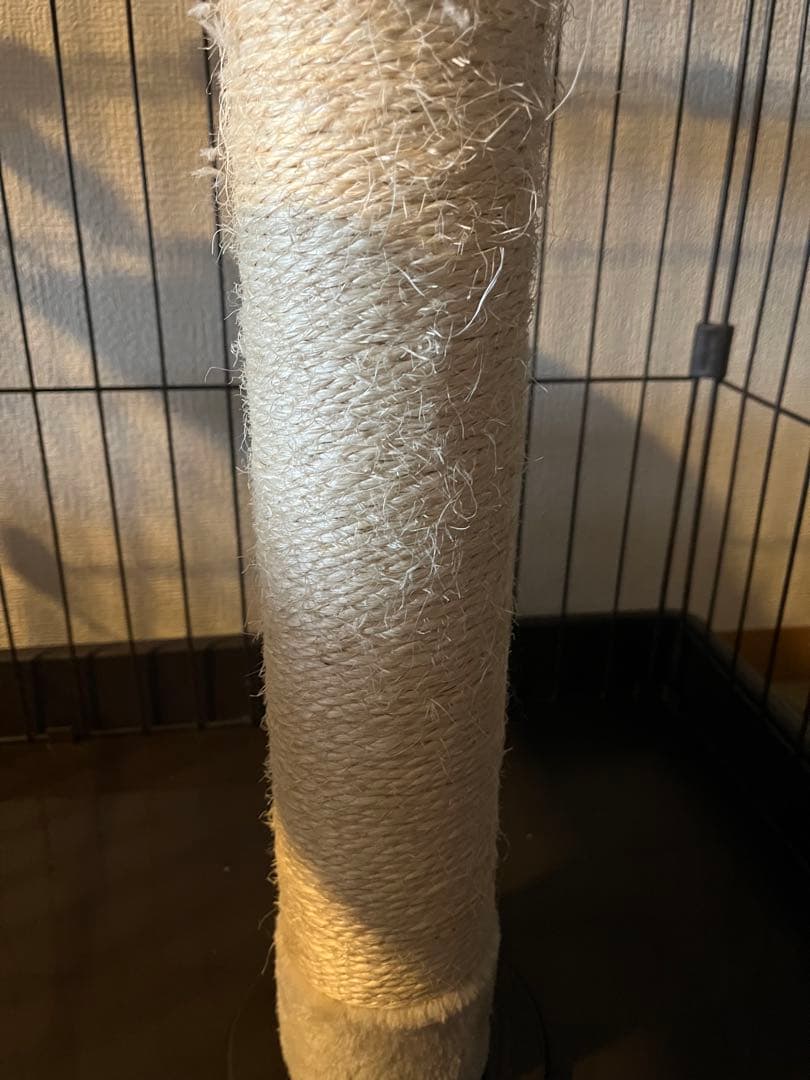 ブラウン 3段キャットケージ