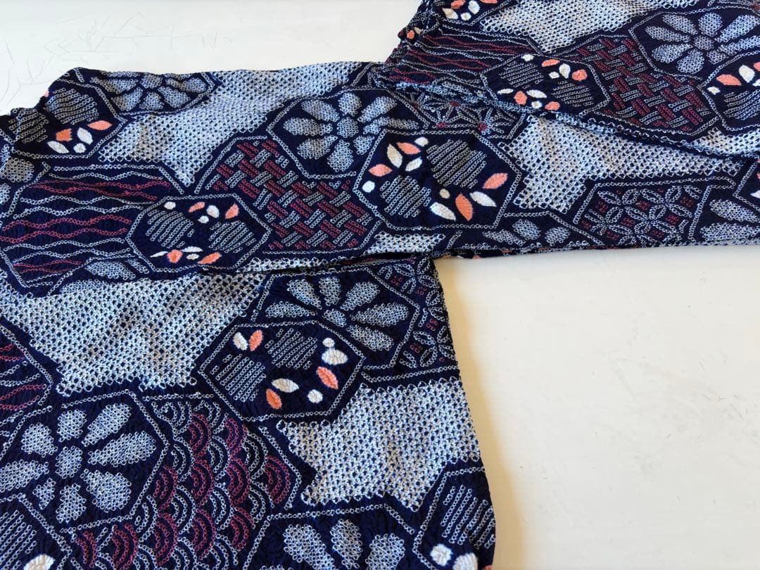 有松絞り　浴衣　身丈159㎝